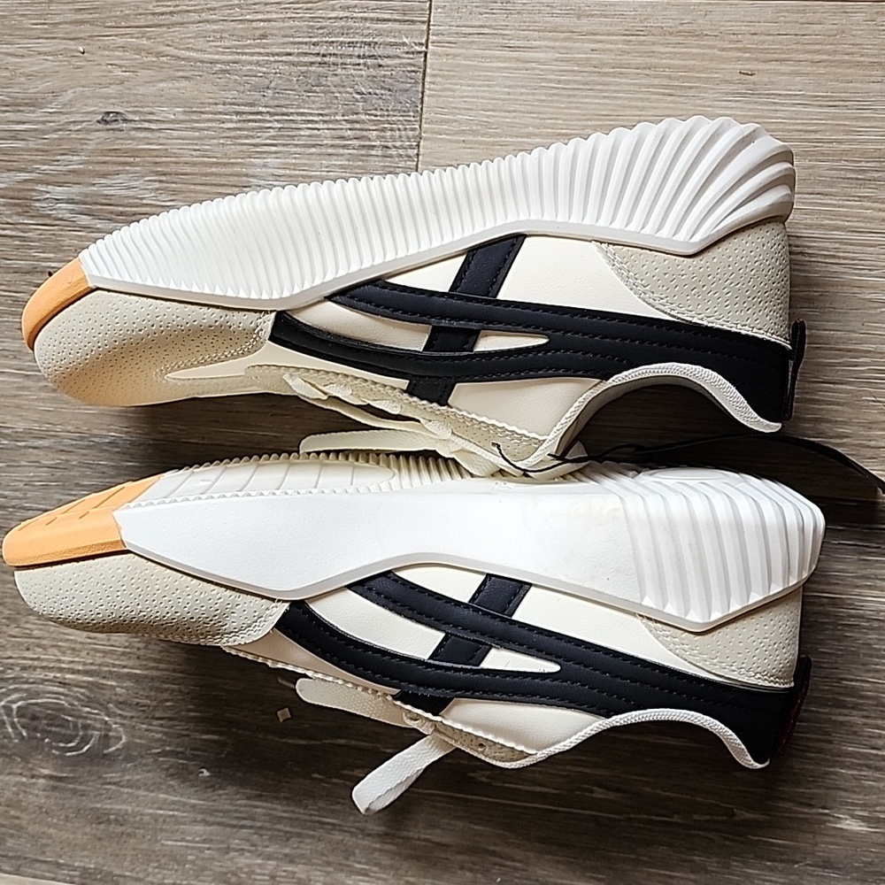 Cream and Black Sneakers - Picture 10 of 13